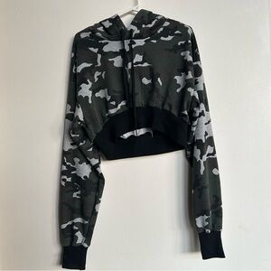 Poster Girl Cropped Camo Hoodie